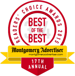 Montgomery advertiser reader's choice 2015 award winner